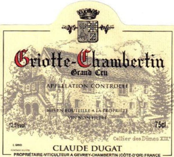 Rượu vang đỏ Domaine Claude Dugat Griottes-Chambertin Grand Cru 2012