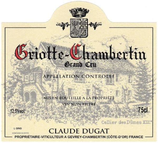 Rượu vang đỏ Domaine Claude Dugat Griottes-Chambertin Grand Cru 2021