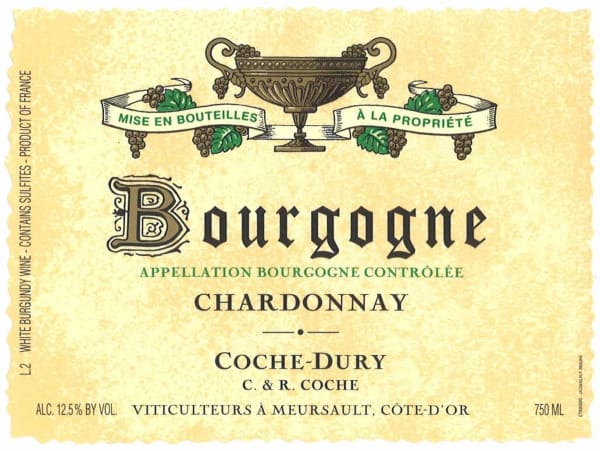 Rượu vang trằng Domaine Coche-Dury Bourgogne Blanc 2017