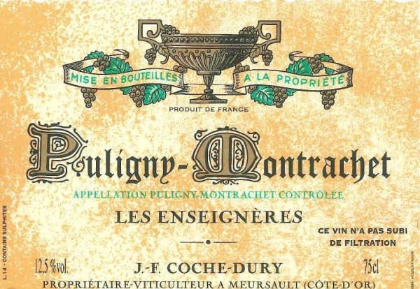 Rượu vang trằng Domaine Coche-Dury Les Enseigneres 2010