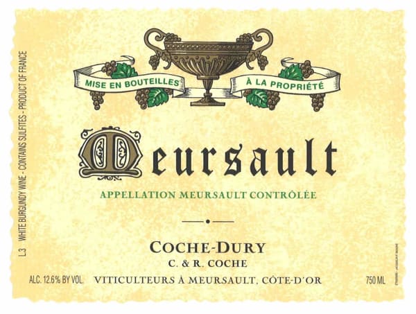 Rượu vang trằng Domaine Coche-Dury Meursault 2017