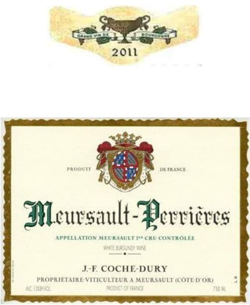 Rượu vang trằng Domaine Coche-Dury Meursault-Perrieres Premier Cru 2011