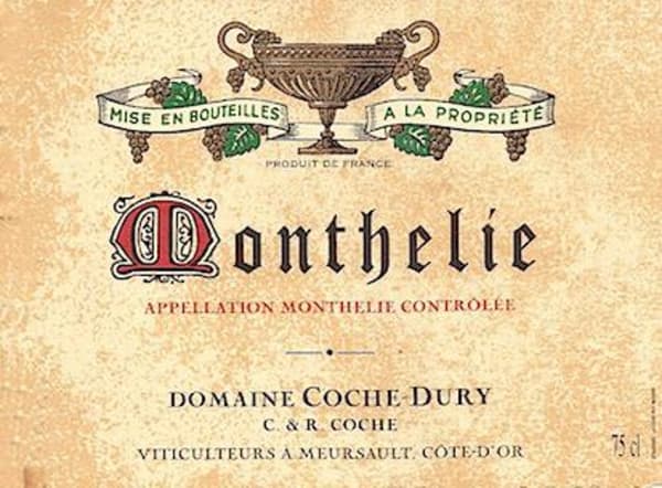 Rượu vang đỏ Domaine Coche-Dury Monthelie 2011