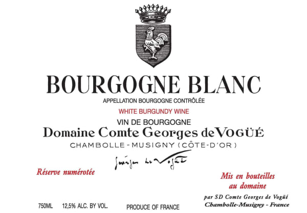 Rượu vang trằng Domaine Comte Georges de Vogue Bourgogne Blanc 2013