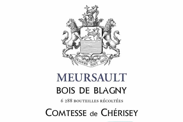 Rượu vang trằng Domaine Comtesse de Cherisey Meursault Bois de Blagny 2018