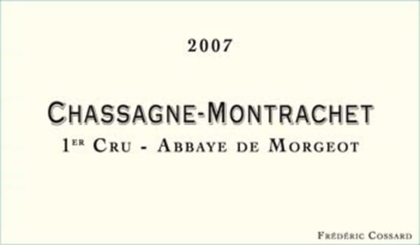 Rượu vang trằng Domaine de Chassorney Chassagne-Montrachet Abbaye de Morgeot Premier CRU 2007