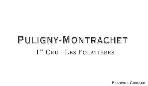 Rượu vang trằng Domaine de Chassorney Puligny-Montrachet Les Folatieres Premier CRU 2013