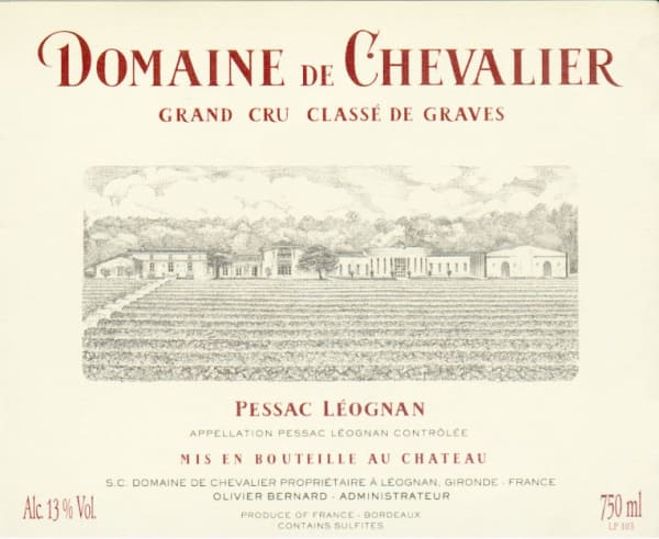 Rượu vang trằng Domaine de Chevalier Blanc 1998