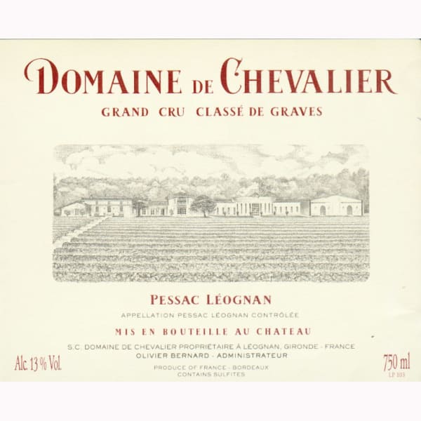 Rượu vang trằng Domaine de Chevalier Blanc 2001