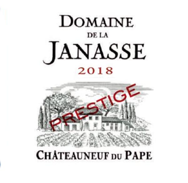 Rượu vang trằng Domaine de la Janasse Chateauneuf-du-Pape Cuvee Prestige Blanc 2018