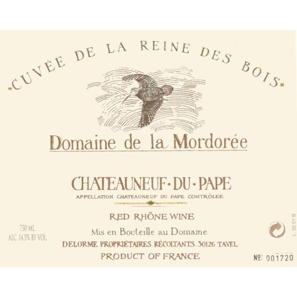 Rượu vang đỏ Domaine de la Mordoree Chateauneuf-du-Pape La Reine des Bois (chai Magnum 1,5 lít) 2000