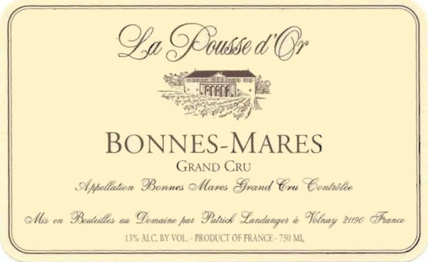 Rượu vang đỏ Domaine de la Pousse d'Or Bonnes-Mares Grand Cru 2010