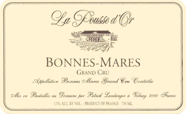 Rượu vang đỏ Domaine de la Pousse d'Or Bonnes-Mares Grand Cru 2013