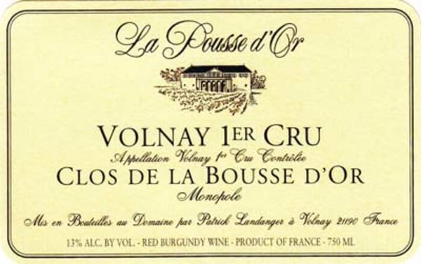 Rượu vang đỏ Domaine de la Pousse d'Or Volnay Clos de la Bousse d'Or Premier Cru (chai Magnum 1,5 lít) 2005