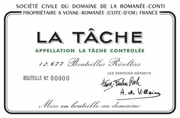 Rượu vang đỏ Domaine de la Romanee-Conti La Tache Grand Cru 2016