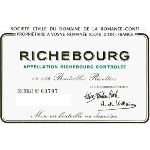 Rượu vang đỏ Domaine de la Romanee-Conti Richebourg Grand Cru 2010