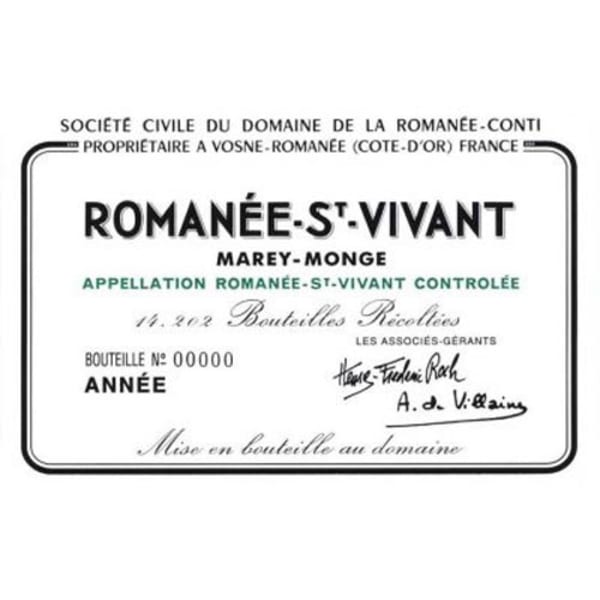 Rượu vang đỏ Domaine de la Romanee-Conti Romanee St. Vivant Grand Cru (slightly scuffed label) 2014