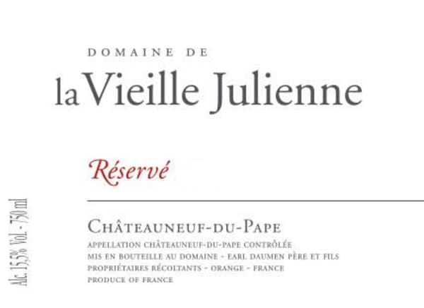 Rượu vang đỏ Domaine de la Vieille Julienne Chateauneuf-du-Pape Reserve 2019