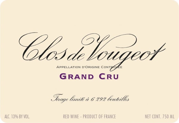 Rượu vang đỏ Domaine de la Vougeraie Clos de Vougeot Grand Cru 2020