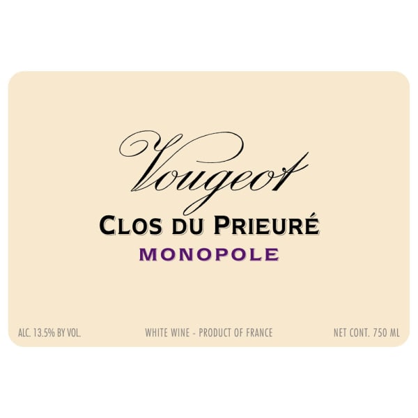 Rượu vang trằng Domaine de la Vougeraie Vougeot Clos du Prieure Blanc 2014
