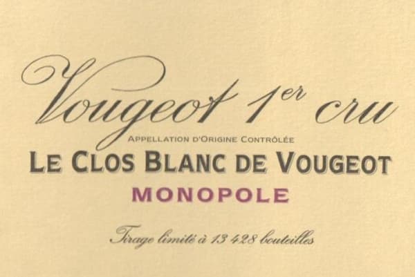 Rượu vang trằng Domaine de la Vougeraie Vougeot Le Clos Blanc Premier Cru Monopole (chai Magnum 1,5 lít) 2016