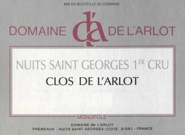 Rượu vang trằng Domaine de l'Arlot Nuits-St-Georges Clos de l'Arlot Premier Cru Monopole Blanc 2014
