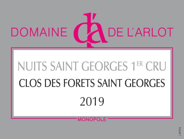Rượu vang đỏ Domaine de l'Arlot Nuits-St-Georges Clos des Forets St Georges Premier Cru (chai Magnum 1,5 lít) 2019