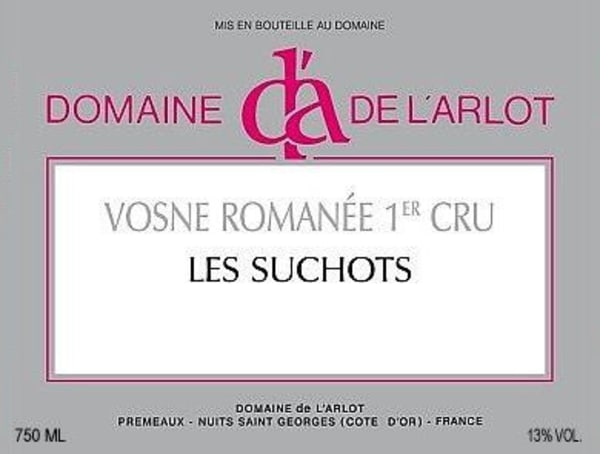 Rượu vang đỏ Domaine de l'Arlot Vosne-Romanee Les Suchots Premier Cru 2016