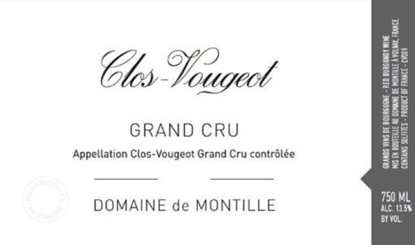 Rượu vang đỏ Domaine de Montille Clos-Vougeot Grand Cru 2009