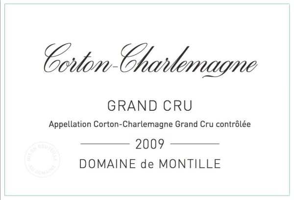 Rượu vang trằng Domaine de Montille Corton-Charlemagne Grand Cru 2009