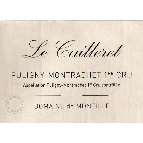 Rượu vang trằng Domaine de Montille Puligny-Montrachet Le Cailleret Premier Cru 2010