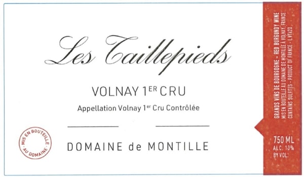 Rượu vang đỏ Domaine de Montille Volnay Les Taillepieds Premier Cru 2021