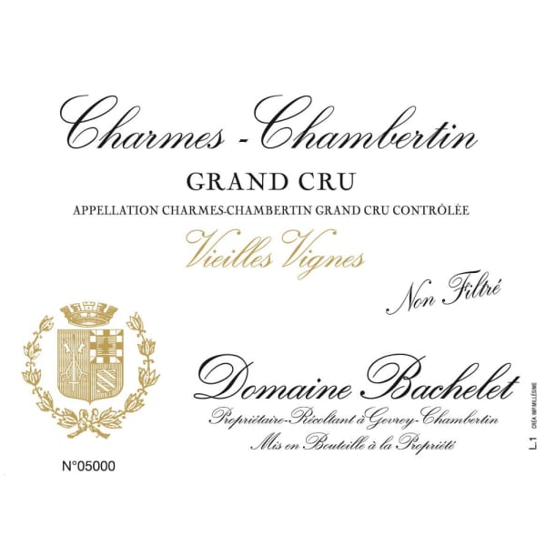 Rượu vang đỏ Domaine Denis Bachelet Charmes-Chambertin Grand Cru Vieilles Vignes 2011