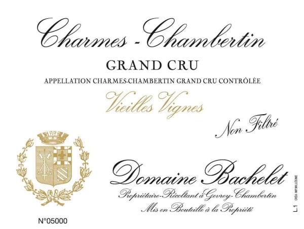 Rượu vang đỏ Domaine Denis Bachelet Charmes-Chambertin Grand Cru Vieilles Vignes 2012