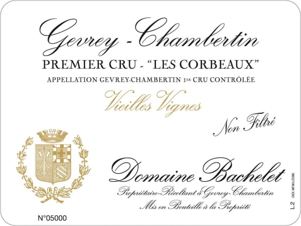 Rượu vang đỏ Domaine Denis Bachelet Gevrey-Chambertin Les Corbeaux Vieilles Vignes Premier Cru 2016