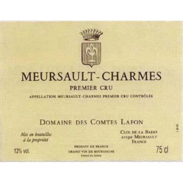 Rượu vang trằng Domaine des Comtes Lafon Meursault Charmes 2005