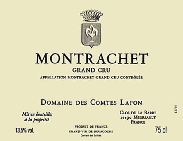 Rượu vang trằng Domaine des Comtes Lafon Montrachet Grand Cru 2011