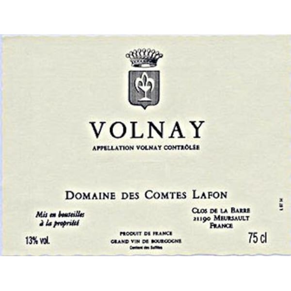 Rượu vang đỏ Domaine des Comtes Lafon Volnay 2010