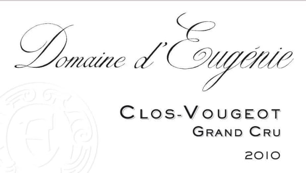 Rượu vang đỏ Domaine d'Eugenie Clos-Vougeot Grand Cru 2010