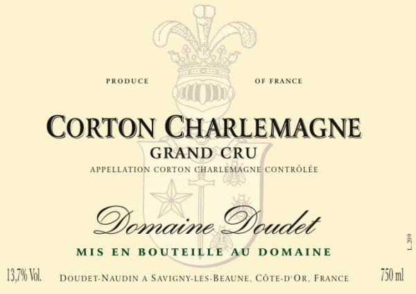 Rượu vang trằng Domaine Doudet-Naudin Corton-Charlemagne Grand Cru 2007