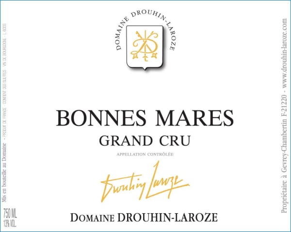 Rượu vang đỏ Domaine Drouhin-Laroze Bonnes Mares Grand Cru 2008