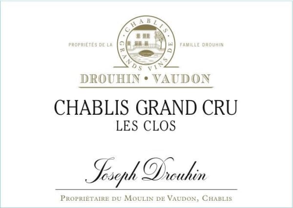 Rượu vang trằng Domaine Drouhin Vaudon Chablis Les Clos Grand Cru 2019