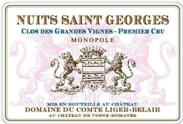 Rượu vang trằng Domaine du Comte Liger-Belair Clos des Grandes Vignes Blanc 2014