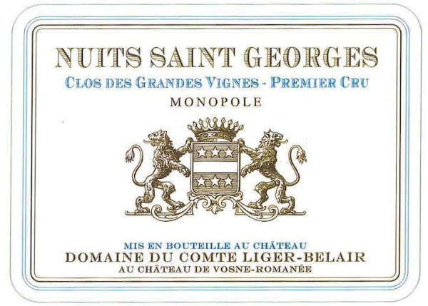 Rượu vang đỏ Domaine du Comte Liger-Belair Nuits Saint Georges Clos des Grandes Vignes Premier Cru 2014