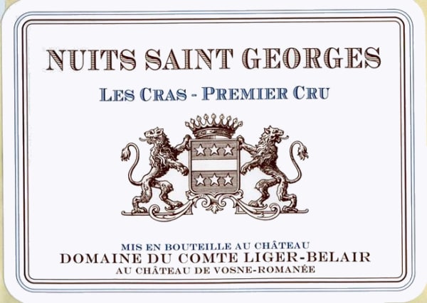 Rượu vang đỏ Domaine du Comte Liger-Belair Nuits Saint Georges Les Cras Premier Cru 2011