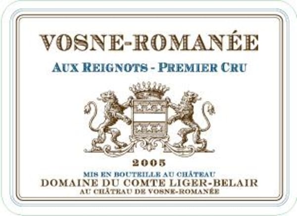 Rượu vang đỏ Domaine du Comte Liger-Belair Vosne-Romanee Aux Reignots Premier Cru 2005