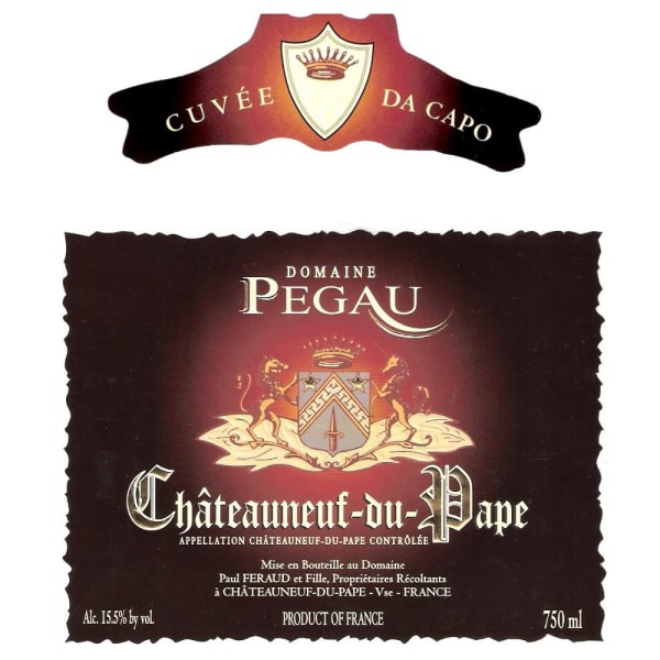 Rượu vang đỏ Domaine du Pegau Chateauneuf-du-Pape Cuvee Da Capo 2003