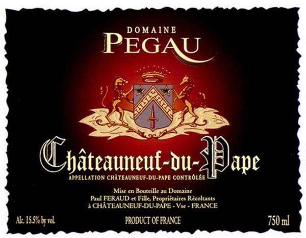 Rượu vang đỏ Domaine du Pegau Chateauneuf-du-Pape Cuvee da Capo (9 Liter Bottle) 2003