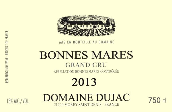 Rượu vang đỏ Domaine Dujac Bonnes Mares Grand Cru 2013