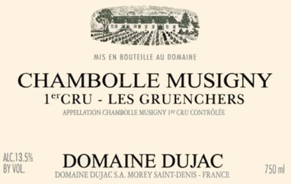 Rượu vang đỏ Domaine Dujac Chambolle Musigny Les Gruenchers Premier Cru 2012